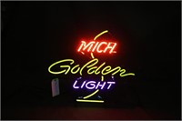 Michelob Golden Light Neon Sign, Works