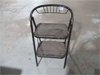 vintage step stool chair