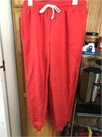 Red Sweats Size Small