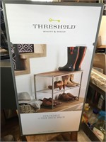 (2xbid) Threshold 3 Tier Shoe Rack