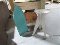 table top ironing board, small side table