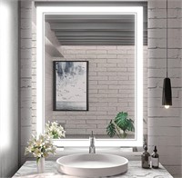 Keonjinn LED Bathroom Mirror, 36 x 28 Inch