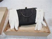 gloves and handbag