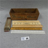 Bordens Cheese Box - Rulers