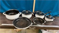 Oneida Porcelain On Steel Cookware / Pots & Pans