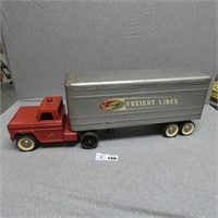Structo Freight Lines Metal Toy Truck