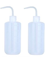 NEW 2Pcs Plastic Squeese Bottle Translucent