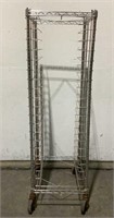 Rolling Metal Wire Pan Rack