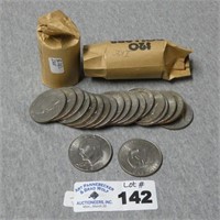 (40) Eisenhower Dollar Coins
