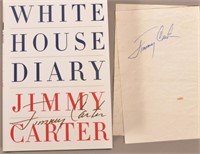Signed by Jimmy Carter + Signature on Paper