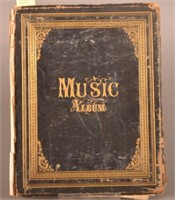 1868 Music Album Phila with Business Ads