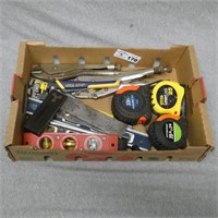 Various Hand Tools - Tape Measures - Levels