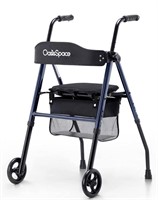 OasisSpace 2 Wheeled Rollator Walker with Seat