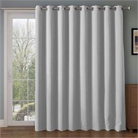 Curtain Panel Set (2) 52" x 92", Light Grey