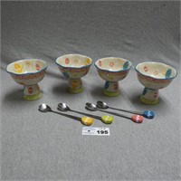 4 Temptations Easter Sundae Cups & Spoons