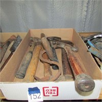 assorted hammers/hand tools