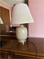 Lamp (Shade is stained)