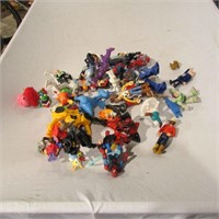 assorted tiny toy figures