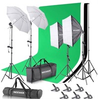 NEEWER Photography Lighting kit with Backdrops