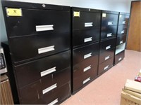 (4) 4-Drawer Lateral File Cabinets