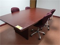 8' Conference Table w/ (6) Chairs