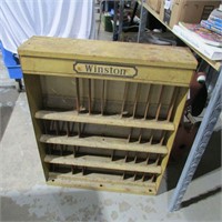 Winston metal display cabinet