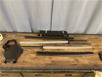 2 rubber samurai swords