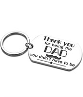 NEW-Step Dad Gifts Keychains