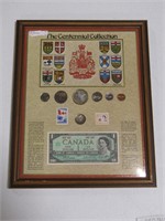 THE CENTENNIAL COLLECTION CANADIAN STAMP/CURRENCY