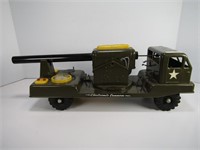 NY-LINT TOYS PRESSED STEEL ELECTRONIC CANNON TRUCK