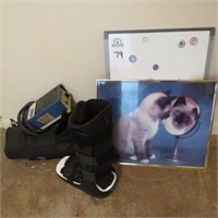 WALKING BOOT & MISC. ITEMS