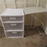 3 DRAWER CABINET & TABLE