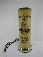 KOEHLER BEER TABLE LAMP - 13.5" TALL