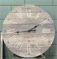 LARGE WOODEN WALL CLOCK 30"