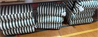 5 SETS OF LARGE PATIO CHAIR CUSHIONS