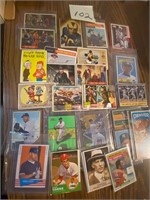assorted movie and ball cards