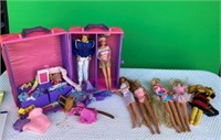 Barbie Dolls, Trunk, and More