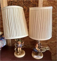 Pair of Older Hummel Table Lamps
