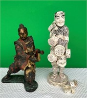 Two Large Asian Figures