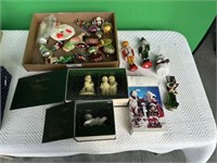 Flat of Christmas Collectibles