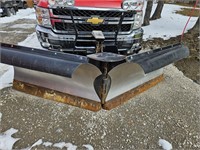 SNOW DOG , 9' 6" V PLOW - STAINLESS STEEL