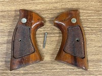 Smith & Wesson Wooden Pistol Grips