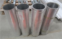 (4) Rolls of aluminum of various lengths.