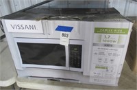 Vissani Over the range white microwave.