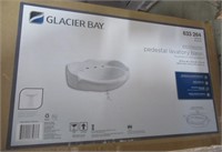 Glacier Bay Westminster pedestal lavatory basin.