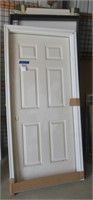 6 Panel RH inswing exterior door with jamb (has