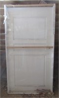 Trustile 3 panel solid core wood interior door