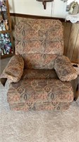La-Z-Boy patterned recliner