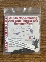 AR15 NonRotating AntiWalk Trigger & Hammer Pins
