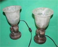 Pair Of Small Matching Table Lamps